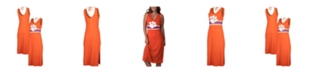 G-III 4Her by Carl Banks Women's Orange Clemson Tigers Opening Day Maxi Dress